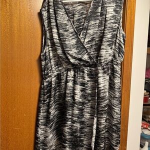 Ricki's Black and White Midi Dress